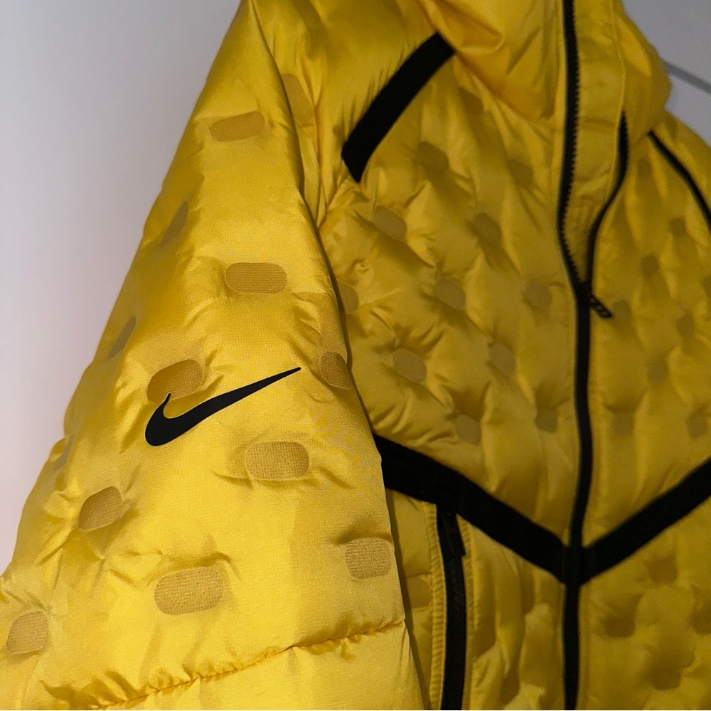 NIKE NSW TECH PACK DOWN FILL YELLOW COAT & PARKA JACKET CUS770-010 MEN’S LNWT - Picture 5 of 16